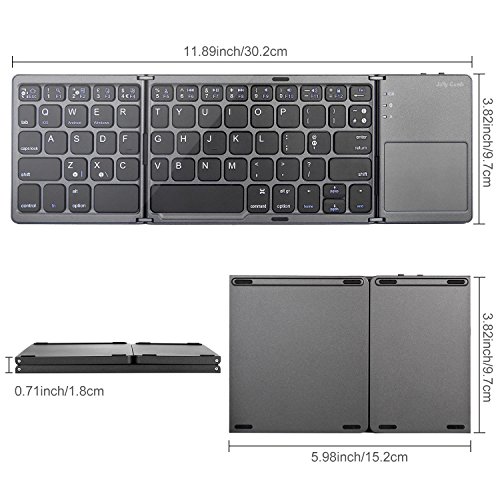 Jelly Comb Foldable Bluetooth Keyboard