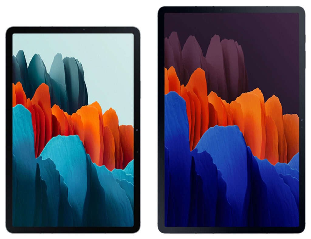 Galaxy Tab S7 and S7 plus: Two Sizes