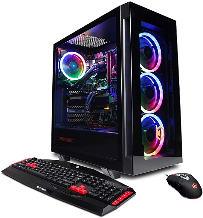 Custom Built Gaming PC with Liquid Cooling