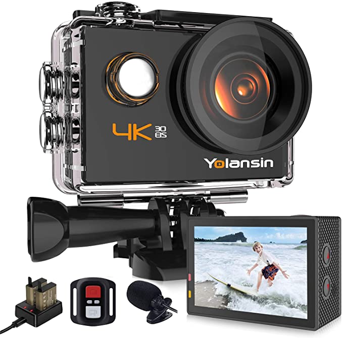 Yolansin 4K Action Camera 20MP