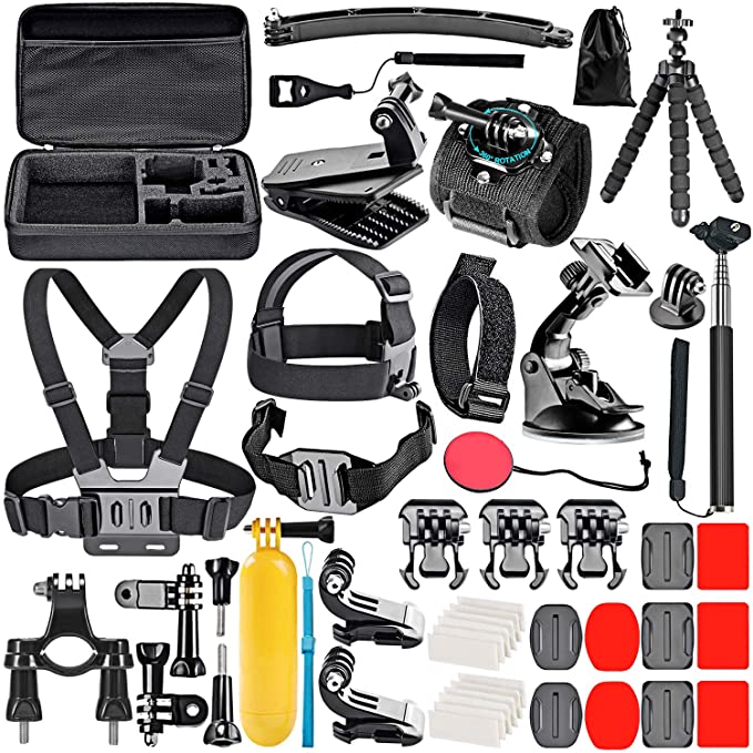 Neewer 50 in 1 GoPro Compatible Accessories Kit