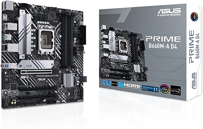 ASUS Prime B660M-A D4 LGA mATX