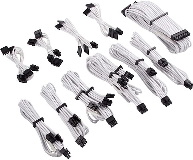 CORSAIR Premium Individually Sleeved PSU Cables Pro Kit for Corsair PSUs