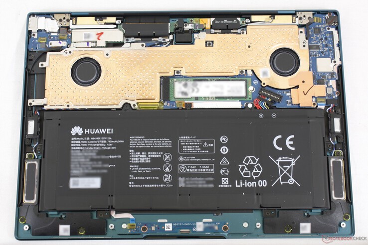 MateBook X Pro Internals Source notebookcheck