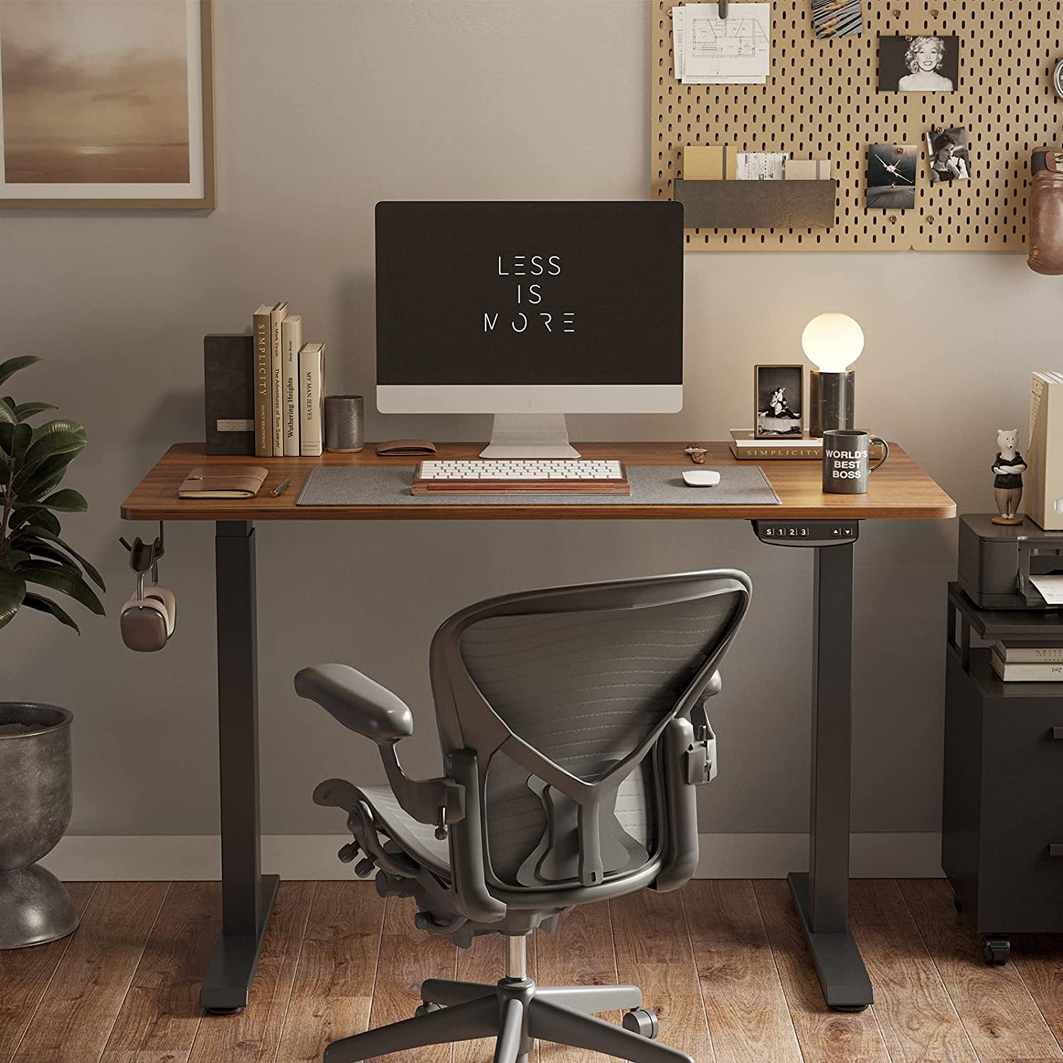 FEZIBO Height Adjustable Electric Standing Desk