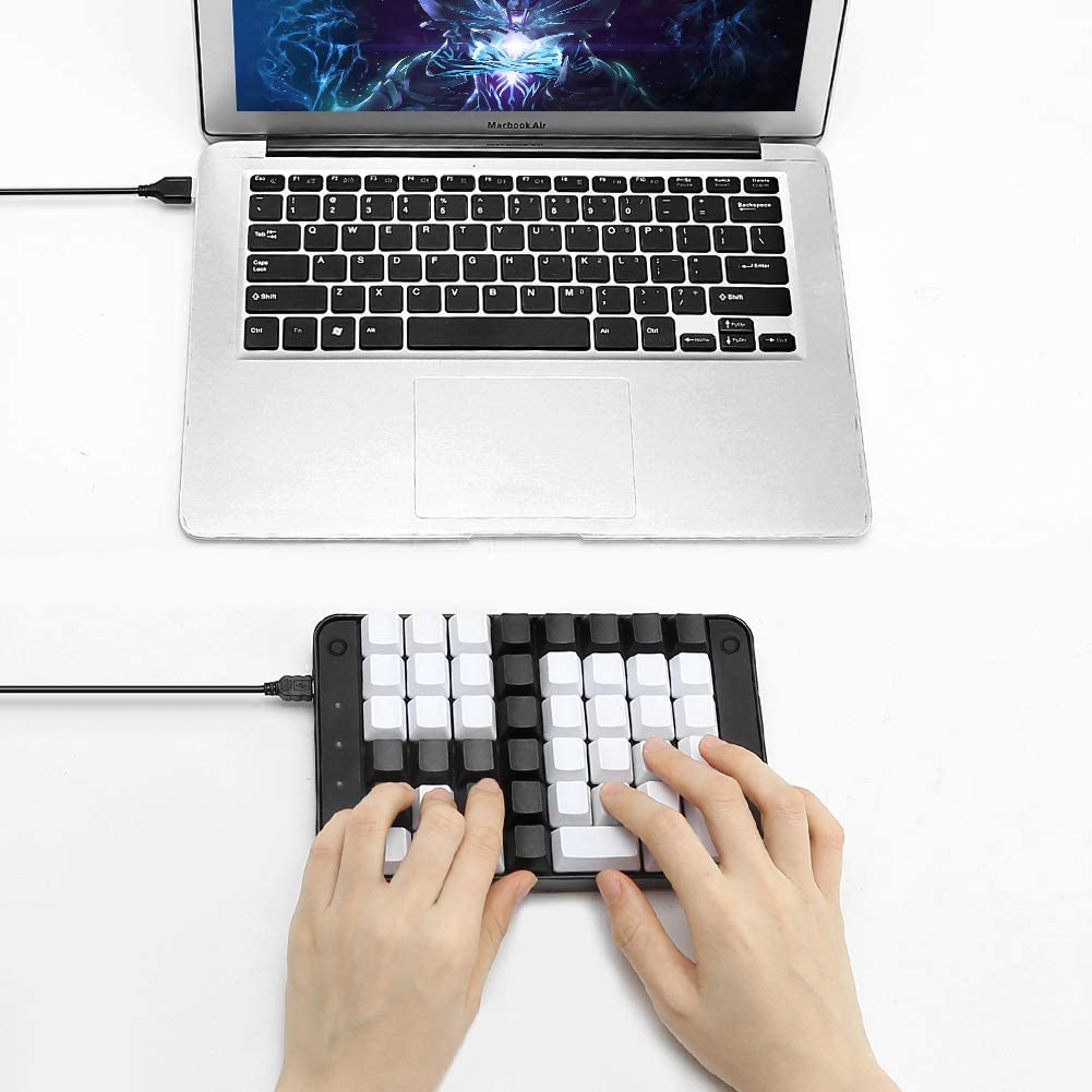 Koolertron Single-Handed Programmable Mechanical Keyboard