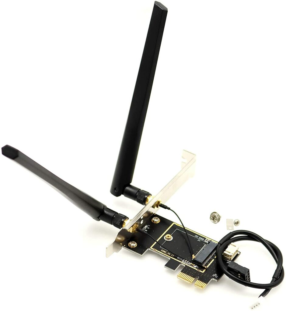 M2 NGFF Wireless Card to PCIe Adapter