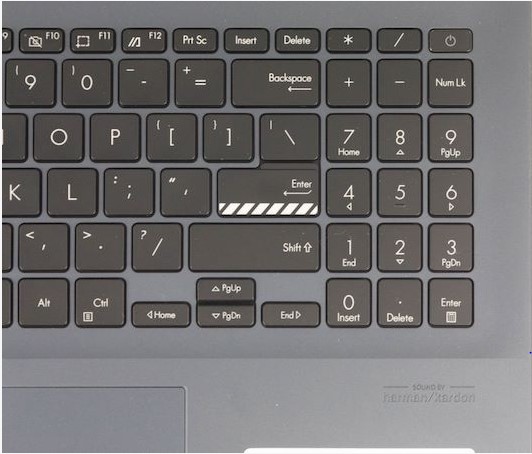 VivoBook Pro 15 OLED Keyboard Source Anandtech