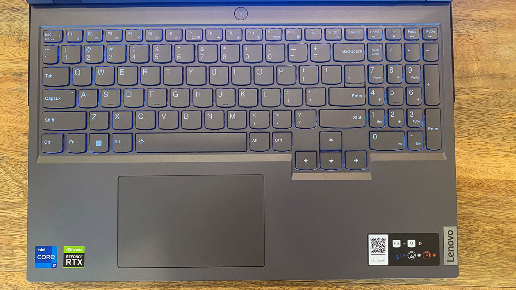 RGB Keyboard on the Lenovo Legion 5i Pro Source: tomshardware