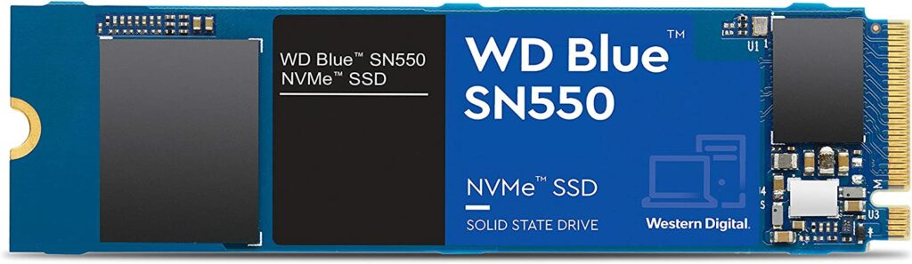 WD_BLUE SN550 1TB M2 2280 PCIe Gen3 NVMe