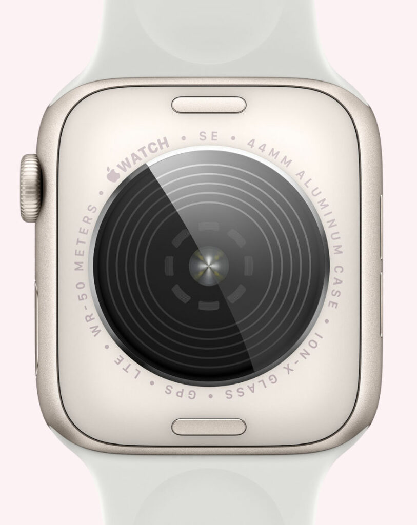 Apple Watch SE new lighter back plate