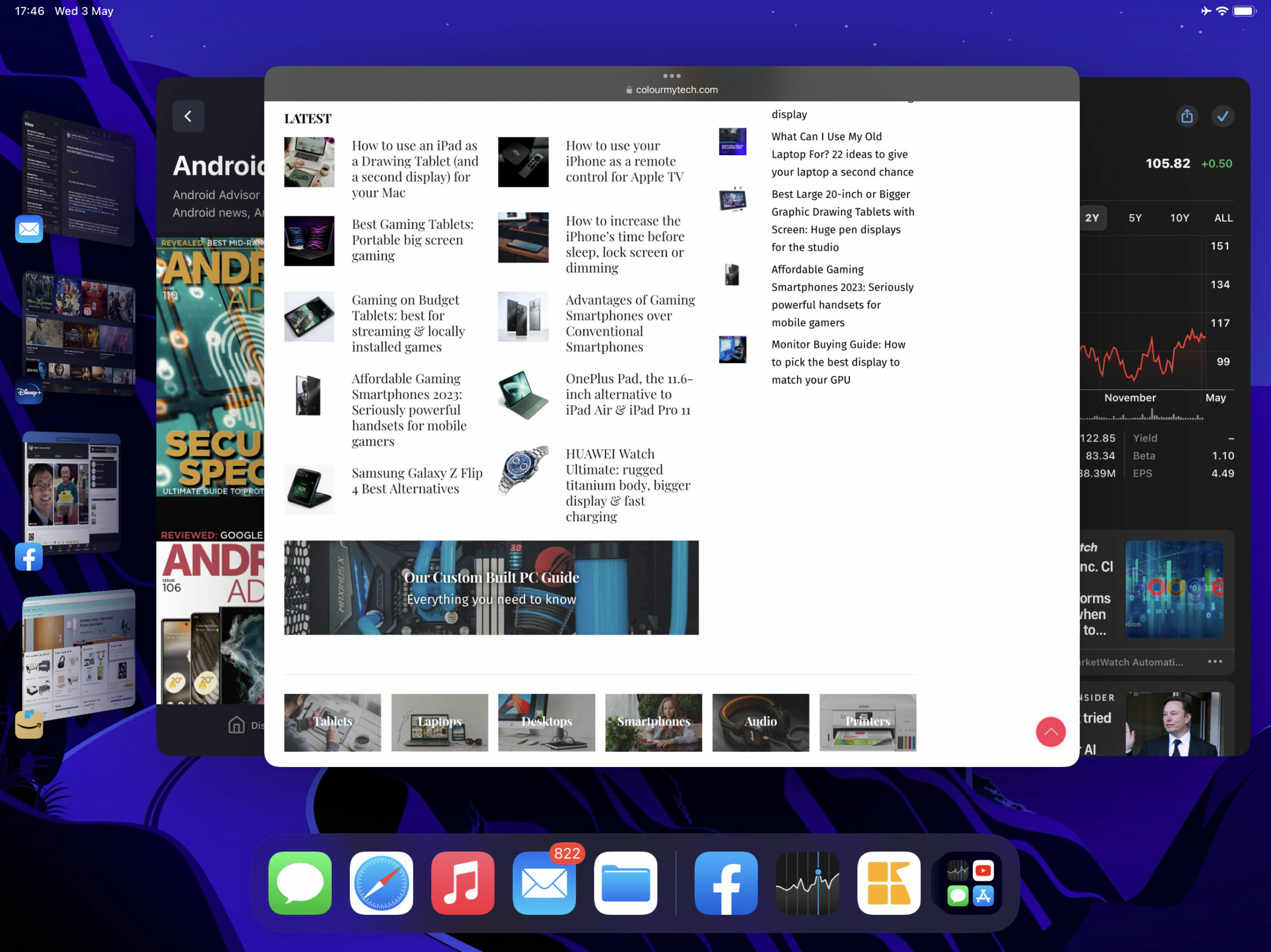 Group Apps with Stage Manager iPadOS