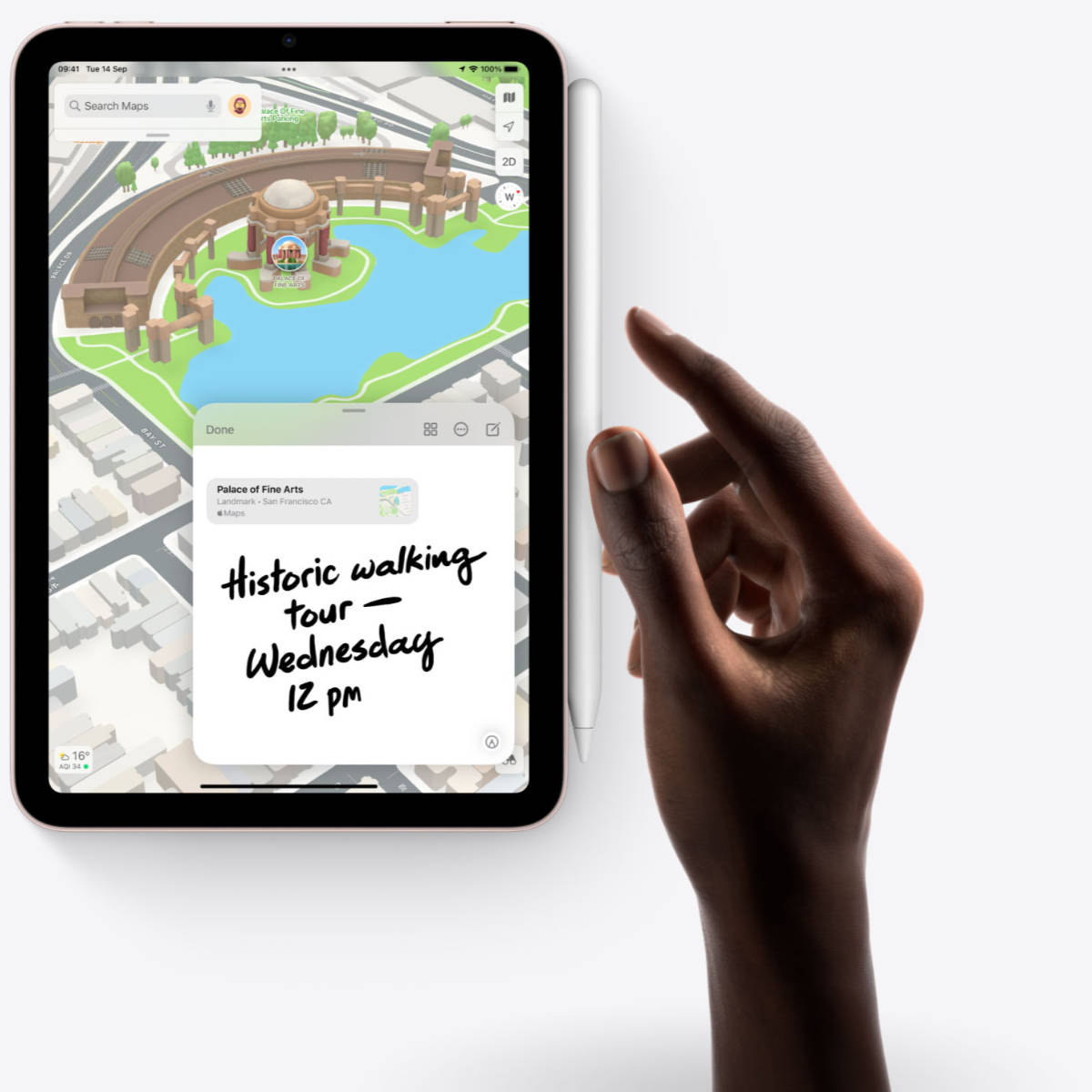 iPad mini 6 supports Apple Pencil 2 with Magnetic Doc